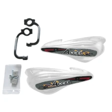 ACCEL КРИШКИ RAK (РУЧКА) Z КРІПЛЕННЯМ АЛЮМІНІЙ MX (22+28MM) (ALU-CZARNY, PLASTIK-BIALY)