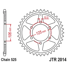 JT ЗІРОЧКА ЗАД 4529 44 TRIUMPH 1200 SCRAMBLER XC/XE '19 (452944JT) (LANC. 525)