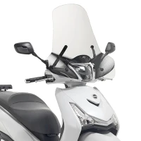 KAPPA СТІКЛО SYM HD 300 (19), PIAGGIO MEDLEY 125-150 I GET / MEDLEY S 125-150 I GET (20), SYMPHONY 125 (20), KYMCO PEOPLE S 300 (19) 49 X 66 CM PRZEZROCZYSTA - POTRZEBNE КРІПЛЕННЯ ПІД DANY МОДЕЛЬ