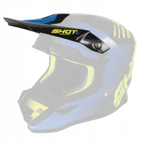 SHOT RACING ПРОДАЖА КОЗИРКА DO ШОЛОМ FURIOUS TRUST BLACK BLUE NEON ЖОВТИЙ КОЛІР CZARNY/NIEBIESKI/ZOLTY FLUO GLOSSY
