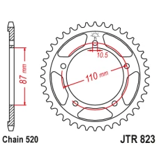 ЗАДНЯ ЗІРКА JR 795 47 SUZUKI DL 250 V-STROM '17-19, SFV 650 GLADIUS '09-14 (+1) (79547JT) (LANC. 520)