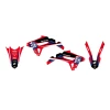 BLACKBIRD КОМПЛЕКТ НАЛІПОК (OKLEIN) HONDA CRF 250R '22-'24, CRF 450R '21-'24 DREAM 5 КОЛІР ЧЕРВОНИЙ ЧОРНИЙ БІЛИЙ - зображення 2