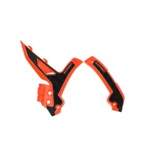 ACERBIS НОВИЙ ТОВАР 2024/02 КРИШКИ РАМИ X-GRIP KTM SX / SXF 23-24 КОЛІР КОЛІР ПОМАРАНЧ ЧОРНИЙ