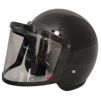 SNOWPEOPLE BASIC JET ШОЛОМ ПОДВIЙНИМ VISOR ЧОРНИЙ, S