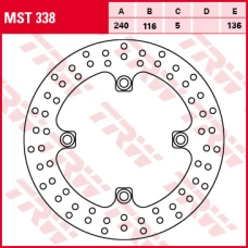 TRW LUCAS ДИСК ТОРМОЗНИЙ ЗАД HONDA CBR 500 / CB 500 F / X 13-, CBF 500 04-08, CB / CBF / CBR 600 / HORNET 04-15, CB / CBR 650 14-18, CBF 1000 06-16