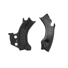RACETECH (RTECH) КРИШКИ РАМИ (КОМПЛЕКТ) BI-MATERIAL СУПЕР GRIP HONDA CRF 450 R / RWE / RX '25, CRF 250 R / RX '25, КОЛІР ЧОРНИЙ