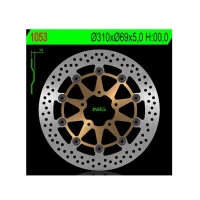 NG ДИСК ТОРМОЗНИЙ ПЕРІД SUZUKI DL650 '04-'07, SV650 '03-'08, DL1000 '02-'11, SV1000 '03-'07 (310X69X5) (5X10,5MM) ( ЗОЛОТИЙ МАТЕРІАЛ )