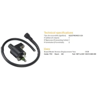 DZE КОТУШКА ЗАПАЛЮВАННЯ HONDA TRX250 RECON 97-01 (30510-HM8-000)