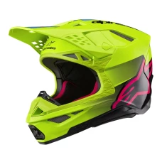 ALPINESTARS ШОЛОМ S-M10 2206 UNITE ЖОВТИЙ FLUO/PINK L