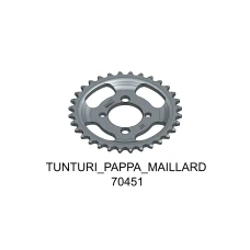 TEC-X ЗАД SPROCKET 32 ЗУБІВ (415) TUNTURI PAPPA - MAILLARD