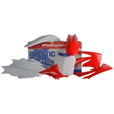 POLISPORT КОМПЛЕКТ ПЛАСТІКОВ HONDA CRF 250R '10; CRF 450R '09-'10 КОЛІР CZERWONO БІЛИЙ OEM