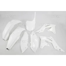 UFO КОМПЛЕКТ ПЛАСТІКОВ KAWASAKI KXF 250 '13-'16 КОЛІР БІЛИЙ (KA219E047)