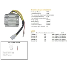 DZE РЕГУЛЯТОР НАПРУГИ KAWASAKI KVF (21066-1013/029) (ESR600)