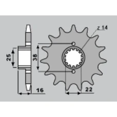 ПЕРЕДНЯ ЗІРКА PBR CHT 490 15 18NC (LANC. 520)