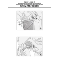 KAPPA ЗАХИСТ РАДІАТОРА SUZUKI V-STROM 1050 (20) ЧОРНА
