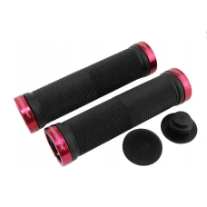 PROGRIP ПЕРЕМИКАЧІ PG999 ATV / JET SKI / MTB (22+22MM, DL. 120MM) КОЛІР ЧОРНИЙ Z ЧЕРВОНА БЛОК LOCK-ON (999-107)