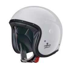 ШОЛОМ МОТОЦИКЛЕТНИЙ ВІДКРИТИЙ CABERG JET МОДЕЛЬ FREERIDE X SOLID КОЛІР БІЛИЙ ГЛЯНЦЕВИЙ РОЗМІР S (СКЛО ДЛЯ ШОЛОМА У КОМПЛЕКТІ)