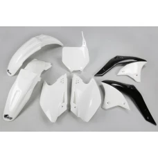 UFO КОМПЛЕКТ ПЛАСТІКОВ KAWASAKI KXF 250 '07 КОЛІР БІЛИЙ (KA208E047)