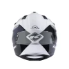 KENNY RACING 2025 ШОЛОМ ВІДКРИТИЙ JET МОДЕЛЬ MILES GRAPHIC WHITE\/GREY КОЛІР BIALY\/SZARY\/CZARNY РОЗМІР M ( 57 - 58 CM ) - зображення 3