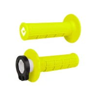 ODI HALF-WAFFLE MX LOCK-ON GRIP КОМПЛЕКТ FLO-YELLOW