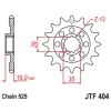 JT ЗІРОЧКА ПЕРІД 2198 14 BMW S1000RR '09-'20 (219814JT) (LANC. 525) (-3) - зображення 1