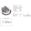 DZE РЕГУЛЯТОР НАПРУГИ YAMAHA YFZ450 04-09, 12-13 (SH712AB) (5TG-81960-00-00) (1PD-81960-00-00) (12A) - зображення 1