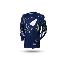 UFO СОРОЧКА SLIM ADRENALINE CROSS КОЛІР СИНІЙ ЖОВТИЙ FLUO РОЗМІР XXL - UFO KOLEKCJA 2022