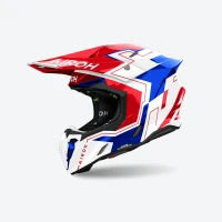 AIROH (2024) ШОЛОМ CROSS / ENDURO / ATV / QUAD TWIST 3 DIZZY BLUE/RED GLOSS L