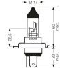 OSRAM ЛАМПОЧКА H4 12V 60\/55W P43T ОРИГІНАЛ - зображення 3