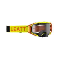 LEATT (НОВИНКА 2023) ОКУЛЯРИ VELOCITY 6.5 GOGGLE CITRUS LIGHT GREY 58% - КОЛІР ЖОВТИЙ FLUO/POMARANCZOWY ХВІРТКА DYMIONE ЗЕРКАЛО СІРИЙ КОЛІР