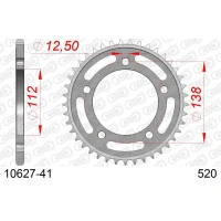 AFAM 2026/04 ШЕСТЕРНЯ ЗАД 4384 41 HONDA CB 500F/X '13-'19, CBR 500R '13-'21 (JTR1316.41) (LANC. 520)