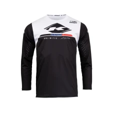 KENNY RACING СОРОЧКА CROSS/ENDURO МОДЕЛЬ TRACK RAW BLACK КОЛІР CZARNY/BIALY РОЗМІР S