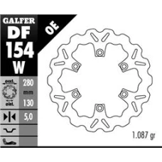 GALFER ДИСК ТОРМОЗНИЙ ПЕРІД KAWASKI ER 5, GPZ 750/900 WAVE