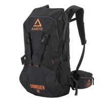 AMOQ CONQUER 25L BACKPACK BLACK/ORANGE