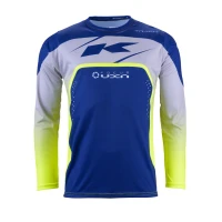 KENNY RACING СОРОЧКА CROSS/ENDURO МОДЕЛЬ TRACK FOCUS NAVY КОЛІР NIEBIESKI/SZARY/ZOLTY РОЗМІР XXXL