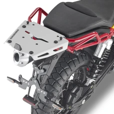 KAPPA СТЕЛАЖ БАГАЖНИКА ЦЕНТРАЛЬНОГО MOTO GUZZI V85 TT (2019) АЛЮМІНІЙ MONOKEY