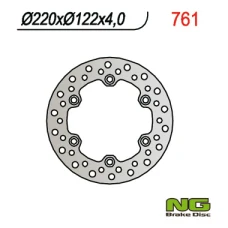 NG ДИСК ТОРМОЗНИЙ ЗАД HONDA CR 125/250 '88-'89 (220X122X4)