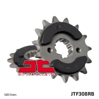 ПЕРЕДНЯ ЗІРОЧКА JT СТАЛЬ 15T КРОК 520 — HONDA NX 650
