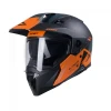 KENNY RACING 2025 ШОЛОМ DUAL ADVENTURE МОДЕЛЬ EXTREME GRAPHIC ORANGE\/PETROL MATT КОЛІР ЧОРНИЙ\/ПОМАРАНЧЕВИЙ РОЗМІР M  (57 - 58 CM) - зображення 2