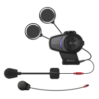 SENA МІКРОФОН ДЛЯ МОТОЦИКЛА 10S BLUETOOTH 4.1 DO 1600M Z UNIWERSALNYM КОМПЛЕКТОМ MIKROFONOW ( БЕЗ РАДІО ) ( 1 КОМПЛЕКТ ) (EL) - ЗАМІНЮЄ 10S-01
