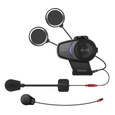SENA МІКРОФОН ДЛЯ МОТОЦИКЛА 10S BLUETOOTH 4.1 DO 1600M Z UNIWERSALNYM КОМПЛЕКТОМ MIKROFONOW ( БЕЗ РАДІО ) ( 1 КОМПЛЕКТ ) (EL) - ЗАМІНЮЄ 10S-01