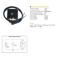 DZE РЕГУЛЯТОР НАПРУГИ УНІВЕРСАЛЬНИЙ JEDNOFAZOWY (12V, 16A) (ESR012)
