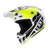 KENNY RACING ШОЛОМ CROSS\/ENDURO МОДЕЛЬ PERFORMANCE MIPS STONE КОЛІР CZARNY\/BIALY\/ZOLTY РОЗМІР XL ( 61 - 62 CM ) - зображення 2