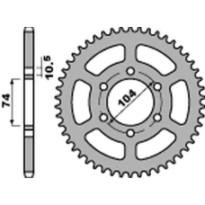 ЗАДНЯ ЗІРКА PBR 481 45 C45 KAWASAKI Z 400/550 '80-'83, Z 650 '79, KH 500 '72-'75 (JTR481.45) (LANC.530)