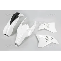UFO КОМПЛЕКТ ПЛАСТІКОВ KTM EXC '09-'10 КОЛІР БІЛИЙ (KT511E047)
