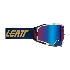 LEATT (2022/2023) ОКУЛЯРИ VELOCITY 6.5 IRIZ GOGGLE ROYAL LENS BLUE UC 26% - КОЛІР GRANATOWY/BIALY ХВІРТКА LUSTRZANA NIEBIESKA/ROZOWA