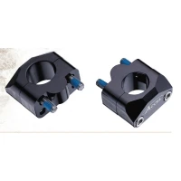 ACCEL КРІПЛЕННЯ/ПІДЙОМНИКИ КЕРМА (DOL-22,2/GORA-28,6MM) WYS. 20MM КОЛІР ЧОРНИЙ (BM-01BK22/28)