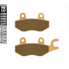 GALFER КОЛОДКИ ДИСКОВІ ТОРМОЗНІ KH165 SPIEK METALICZNY (КОЛІР ЗОЛОТИЙ) STREET