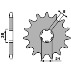 PBR ЗІРОЧКА ПЕРІД 567 15 18NC YAMAHA XS 250SE (LANC. 530)