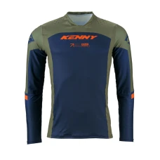 KENNY RACING 2025 СОРОЧКА CROSS/ENDURO МОДЕЛЬ PERFORMANCE SOLID KAKI КОЛІР NIEBIESKI/ZIELONY РОЗМІР L